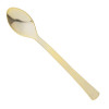 Pack of 24 Mini Gold Plastic Dessert/Tasting Spoons 4"