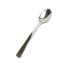 4" Mini Spoons Silver 48 Pack