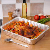 4 Pack 27cm x 37cm Large Heavy Duty Aluminium Disposable Foil Pans