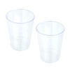 40 Pack 10 oz Fluted Design Plastic Tumblers