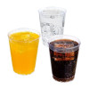 40 Pack 10 oz Fluted Design Plastic Tumblers