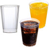 40 Pack 10 oz Fluted Design Plastic Tumblers