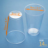 40 Pack 14oz Plastic Clear Party Glasses/Cups