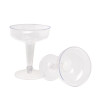 40 Pack 4oz Plastic 2 Piece Old Fashioned Champagne Glasses