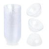 40 Pack 5oz Plastic Clear Dessert Party Bowls