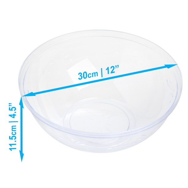 Clear plastic hotsell party bowls