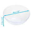 5 Pack 5000ml Clear Large Plastic Party Serving Bowls