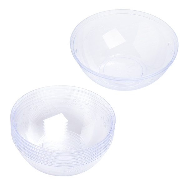 Clear plastic party bowls sale