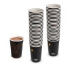 50 Pack 10oz Disposable Paper Coffee Cups