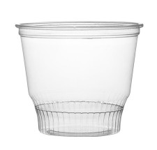 50 Pack 12 oz. PETE Plastic Sundae/Dessert Smoothie Cups