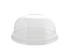 50 Pack 95MM PETE Dome Lid no Hole