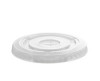 50 Pack 98MM PETE Flat Lid with Slot