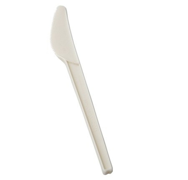 50 Pack CPLA White Disposable Knives