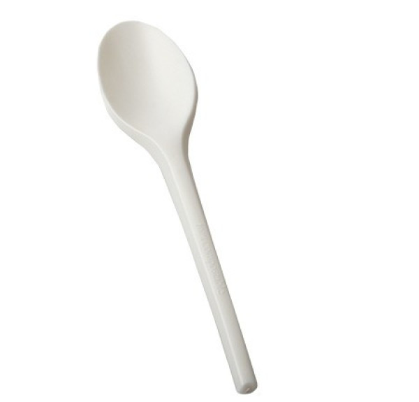 50 Pack CPLA White Disposable Spoons