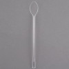 6" Mini Cocktail Spoons Clear 20 Pack