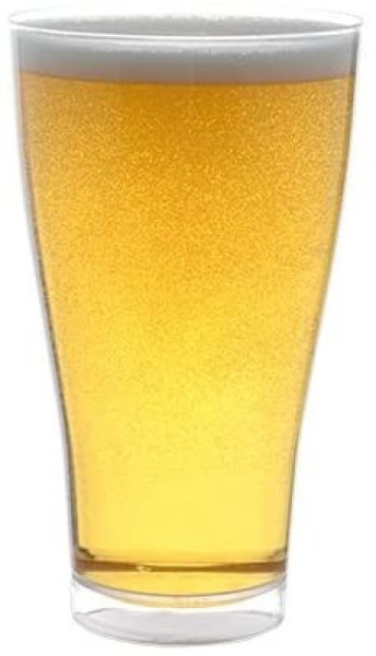 6 Pack 14oz Plastic Pint Beer Glasses