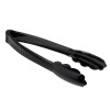 6 Pack 7.5" Black Plastic Serving Tongs