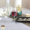 6 Pack 7oz Modern Design Plastic Champagne Flutes - Plastic Wine Glasses