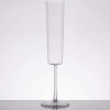 6 Pack 7oz Modern Design Plastic Champagne Flutes - Plastic Wine Glasses