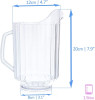 64oz Heavy Duty Plastic Water Jug - Cocktail Pitchers