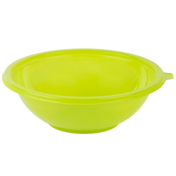 64oz Plastic Salad Bowls and Lids