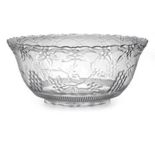 7.5 Litre Premium Plastic Punch Bowl - Decorative Serving bowl