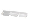 7.5" Long Rectangular Sectional Mini Tray Pack of 10