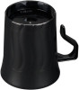 8 Pack 8oz Plastic Black Coffee Mugs