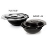 80oz Large Plastic Salad Bowls and Lids