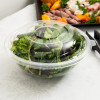 80oz Large Plastic Salad Bowls and Lids