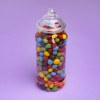 970ml Victorian Style Tall Round Plastic Food Storage Jar