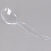 Clear  Plastic Serving Spoon 8.5"