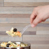 Clear  Plastic Serving Spoon 8.5"