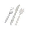 Combo Extra Heavy Plastic Cutlery Set 96 Pack Black or Clear