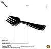 Extra Heavy Serving Fork Black/Clear/White