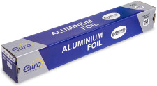 Extra Wide 45cm Aluminium Foil Food Wrap Roll - 50 Meter Roll