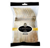 Gold Plastic Forks 24 Pack