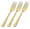 Gold Plastic Forks 24 Pack