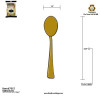 Gold Plastic Spoons 24 Pack