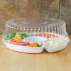 PET Dome Lid for 12" Round Platter/Tray