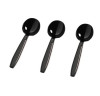 Soup Spoons 50 Pack Black/Clear/White