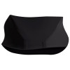 Square Black Plastic Waved Designed Serving Bowls