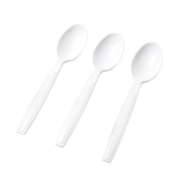 Spoons 50 Pack Black/Clear/White