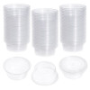 Pack of 100 Small 3.25oz Plastic Containers/Pots