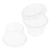 Pack of 100 Small 4oz Plastic Containers/Pots