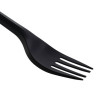 Pack of 150 6" Black CPLA Disposable Forks