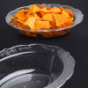 Pack of 3 Glittered Silver 29oz Plastic Party Serving Bowls